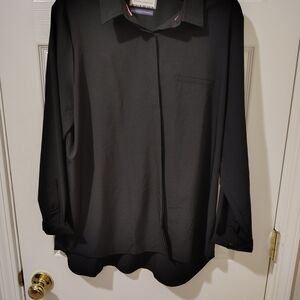 Sophisticated Black Women's Blouse
